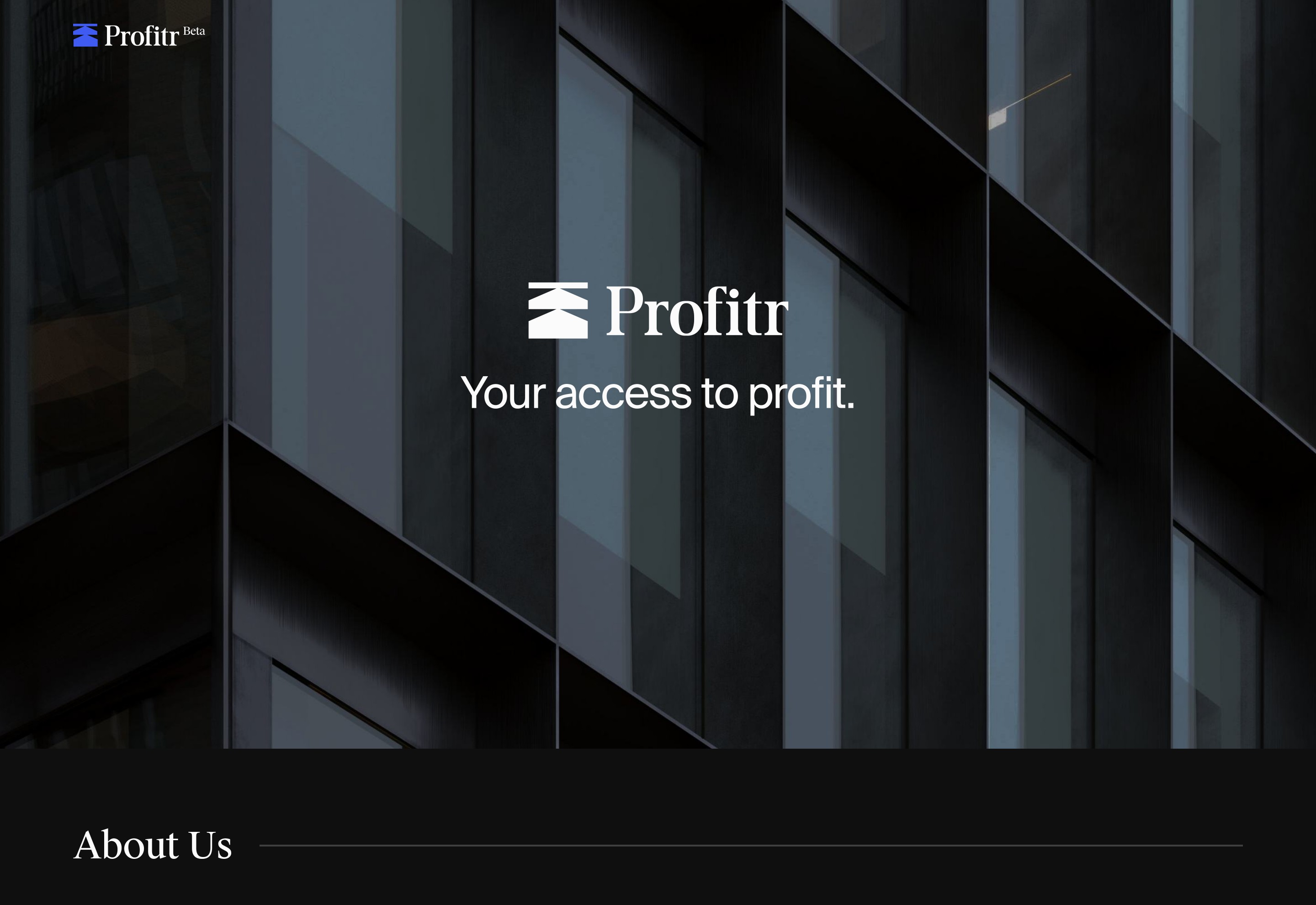 Profitr — Fintech · Web design case study by UXHAMZA (Hamza Shabbir), UI/UX product designer
