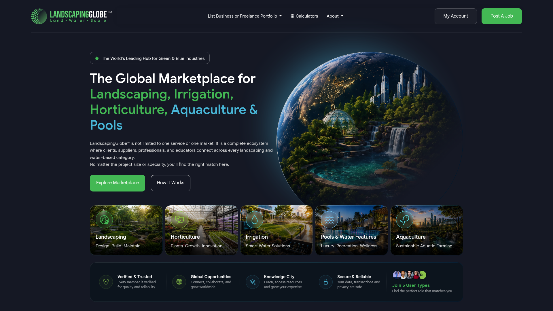 Landscaping Globe