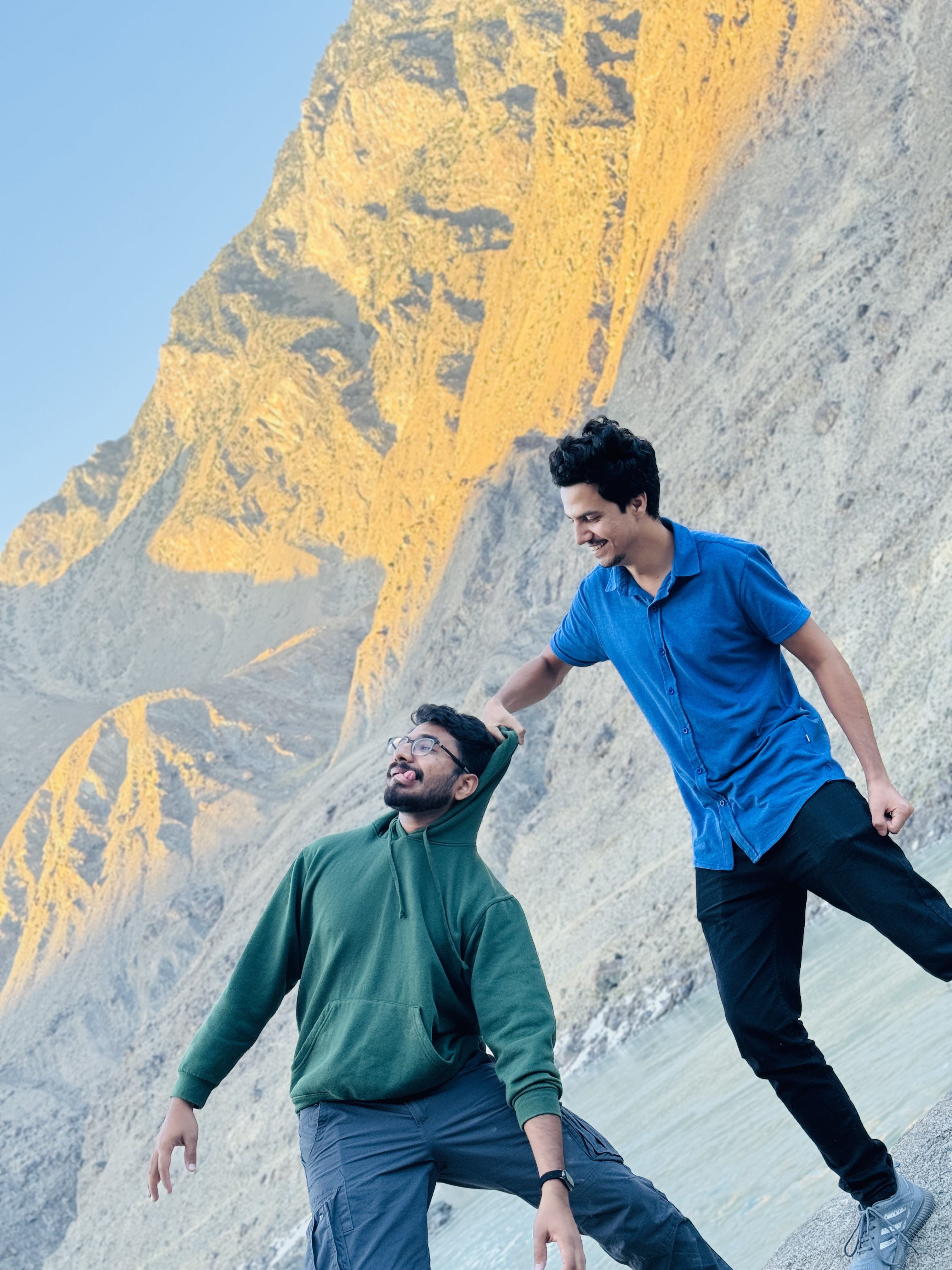 Hunza cliffs landscape captured by product designer Hamza Shabbir